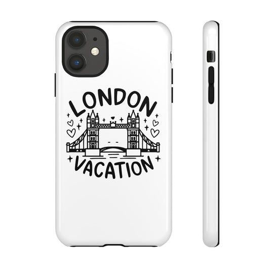 London Vacation Phone Case, Travel Accessories, Unique Gift, London Lover, Custom Phone Cover, Vacation Souvenir