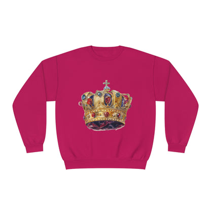 Unisex NuBlend® Crewneck Sweatshirt - British Royal Crown - Symbol of Regal Elegance and Authority