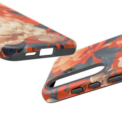 Floral Tough Case, Durable Floral Phone Case, Stylish Protection Case, Gift for Her, Spring Accessories, Mother’s Day Gift
