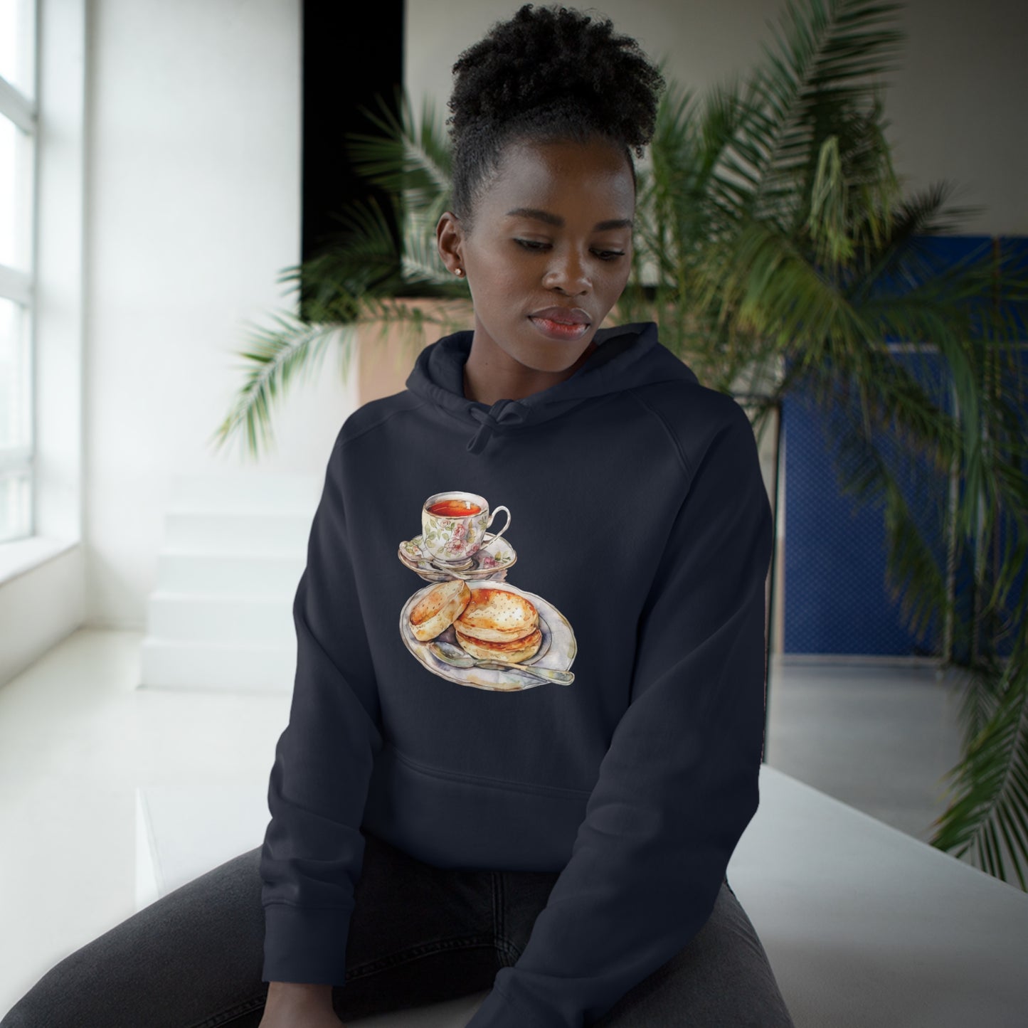 Elegant Unisex Hoodie - British Food Traditional Dishes and Culinary Delights