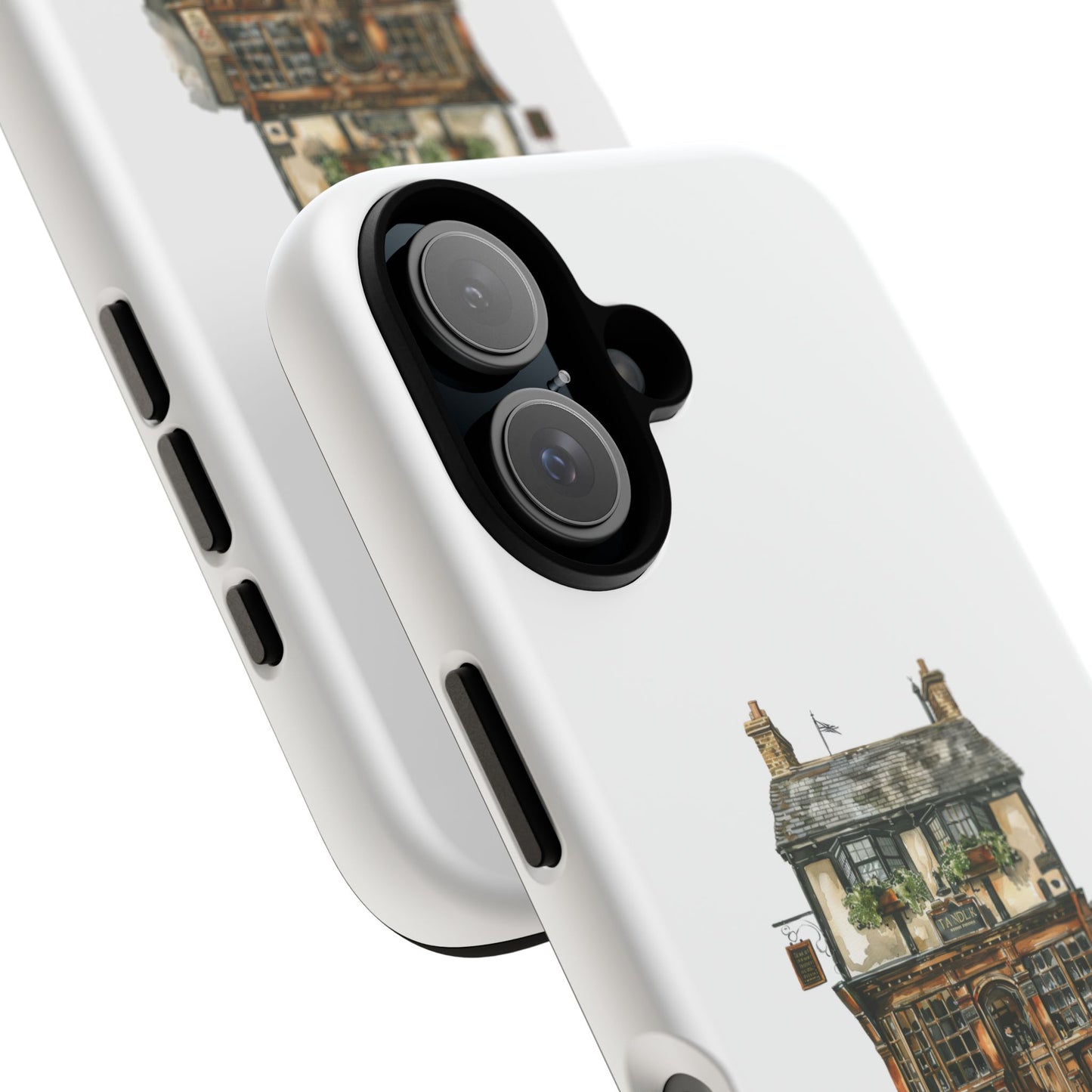 Artistic Phone Case with Cozy Cottage Design