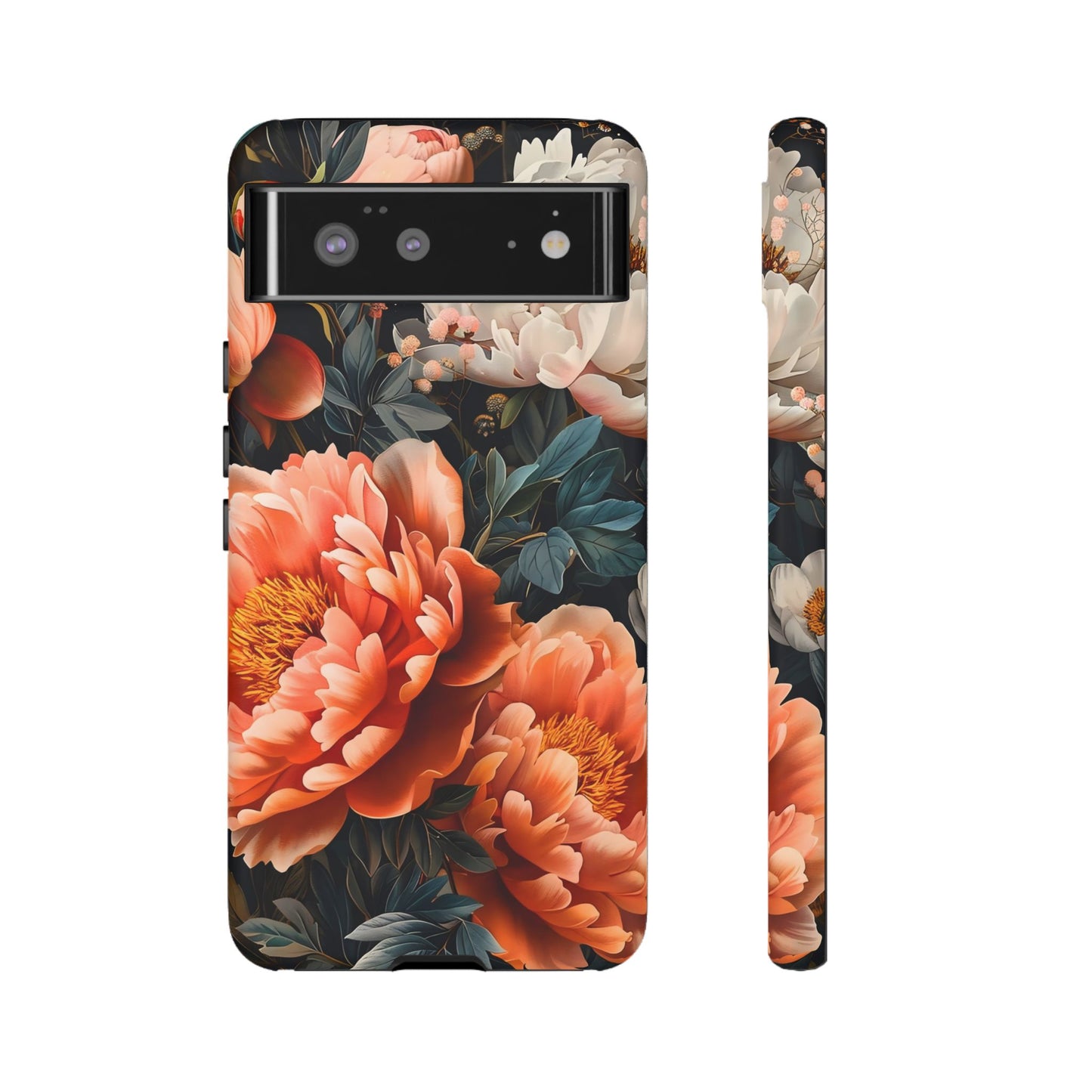 Floral Phone Case - Tough Cases, Durable Cover, Flower Design, Unique Gift, Phone Accessories