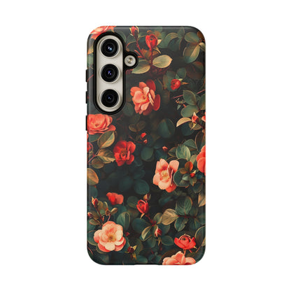 Floral Phone Case - Elegant Floral Design, Tough Protective Case, Perfect Gift for Her, Trendy Phone Accessories, Mother’s Day, Birthday