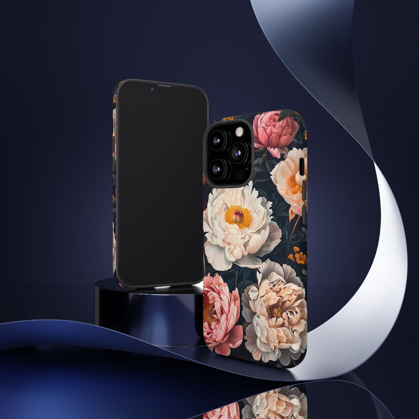 Floral Phone Case, Tough Phone Cover, Flower Design, Unique Gift for Her, Trendy Accessory, Spring Decor