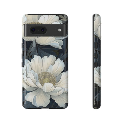 Elegant Floral Phone Case, Floral iPhone Cover, Flower Art Phone Case, Eco-Friendly Mobile Protection, Tough & Stylish Phone Case