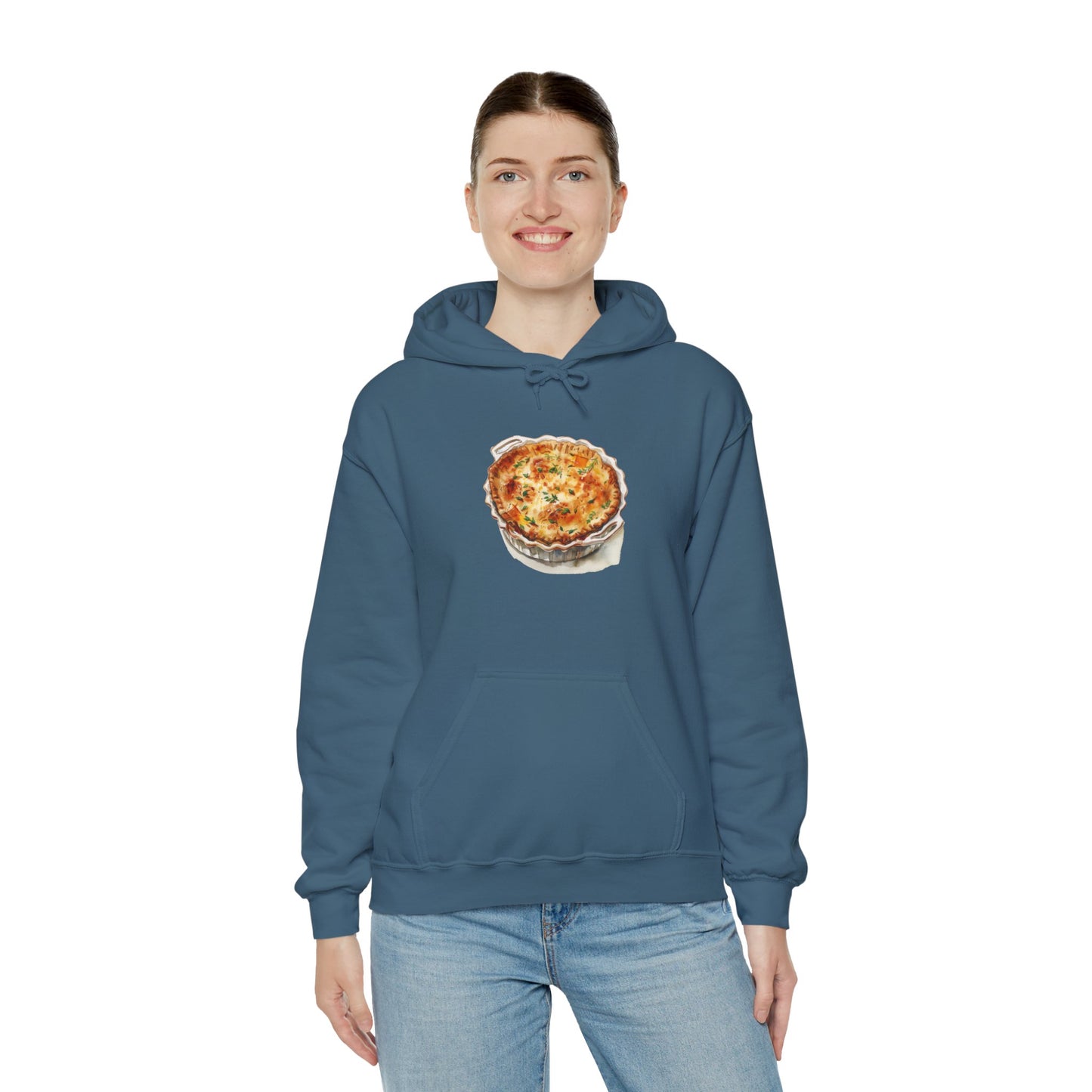 Unisex Heavy Blend™ Hooded Sweatshirt - Savor the Majesty - Iconic British Royal Foods