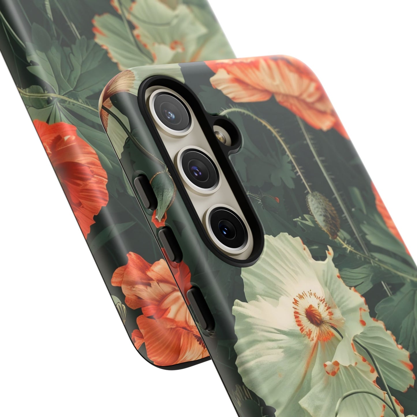 Floral Phone Case - Tough Cases, Botanical Design, Gift for Friends, Trendy Mobile Cover, Personalized Phone Accessory