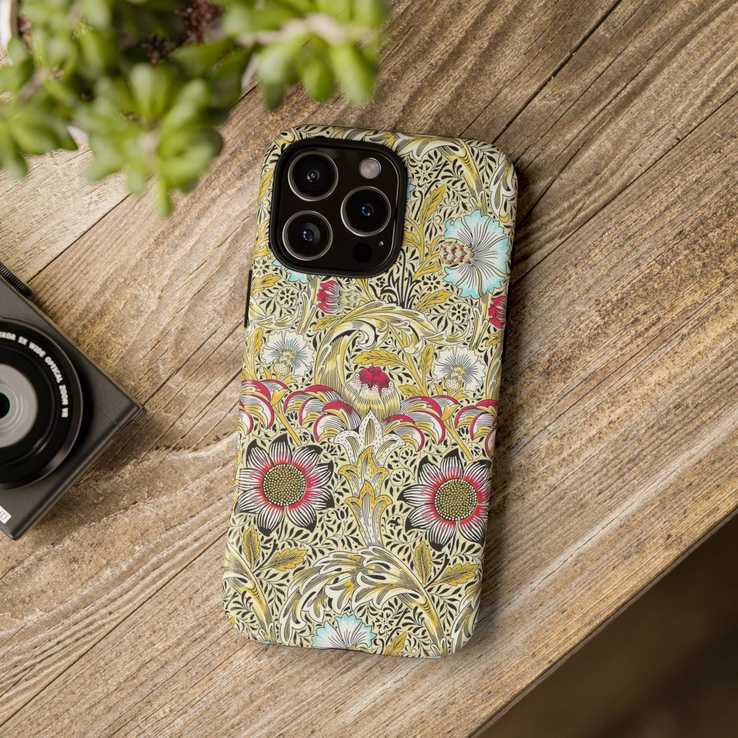 Floral Phone Case - Tough Cases, Floral Design, Stylish, Protective, Unique Gift for Her, Phone Accessories