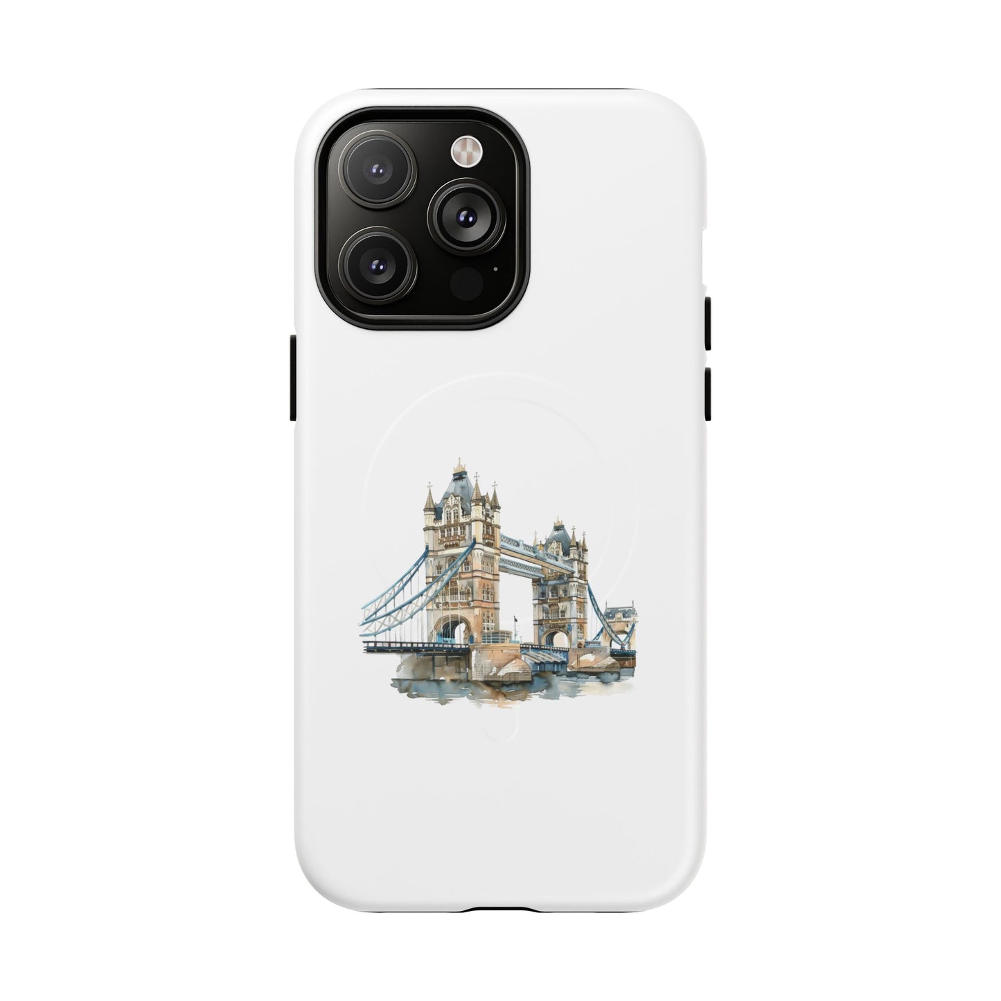 Tough Magnetic Phone Cases with Tower Bridge Design, Durable, Stylish, Unique Gift for Travelers, Perfect for Everyday Use