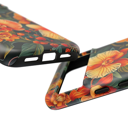 Floral Phone Case - Tough Cases, Protective Cover, Gift for Her, Smartphone Accessory, Floral Design, Nature-Inspired