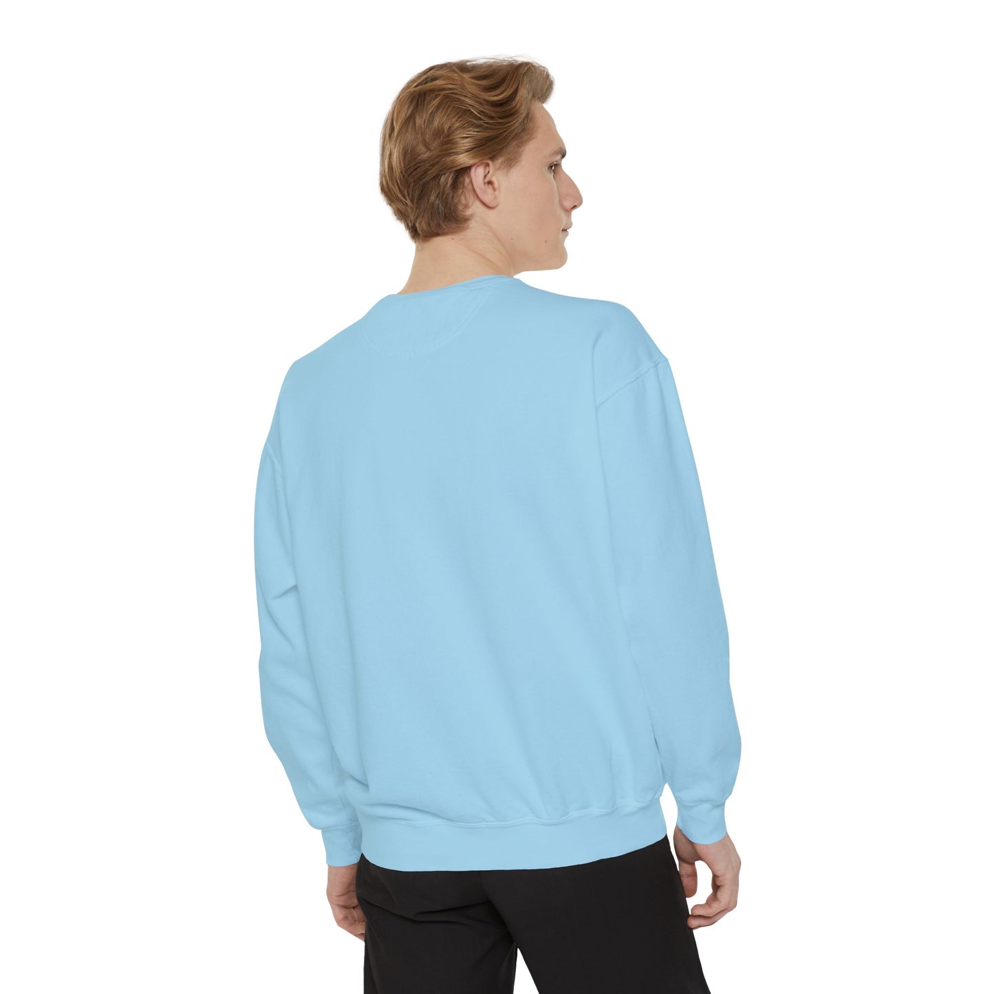 Unisex Garment-Dyed Sweatshirt Classy - Elegant British Tea Cup