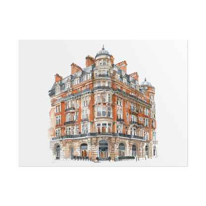 Elegant Architectural Rolled Posters, Art Prints for Home Decor, Gift for Housewarming, Wall Art for Living Room, Unique Art Decor