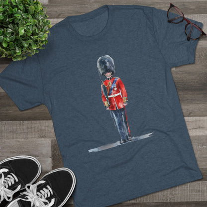 Red Jacket - Bodmin Keep: Cornwall's Army Museum Trendy Unisex Tri-Blend Crew Tee