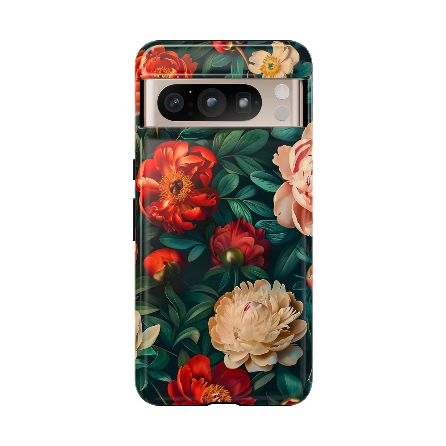 Floral Phone Case - Tough Cases, Vibrant Protection, Gift for Her, Cute Floral Design, Trendy Accessory, Perfect for Spring