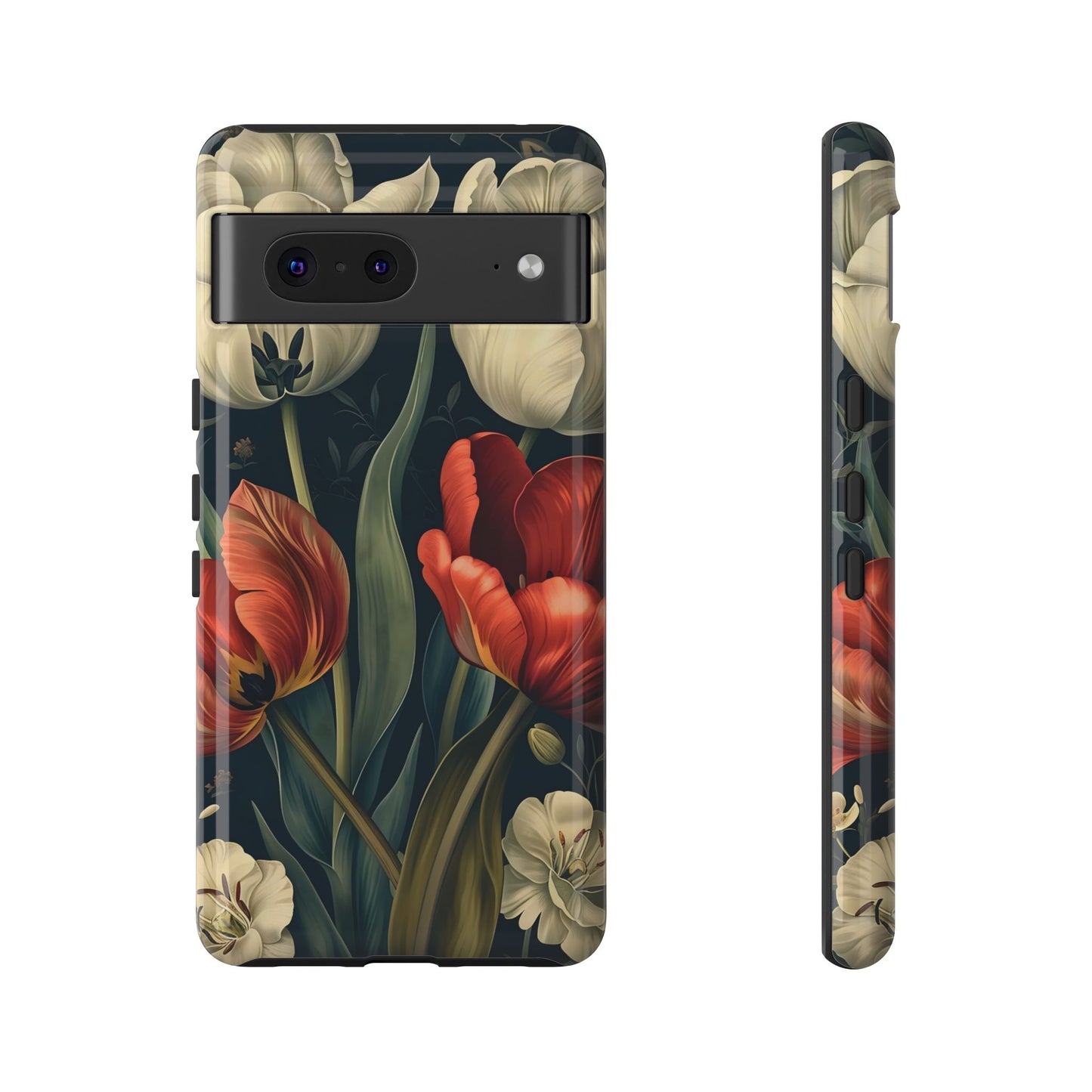 White Flower Tough Cases