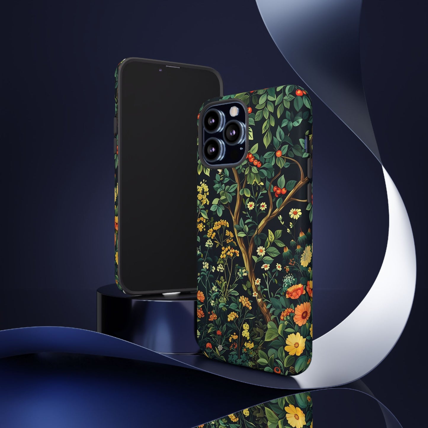 Floral Phone Case - Tough Cases, Colorful Nature Design, Gift for Flower Lovers, Phone Accessory, Unique Cell Phone Cover
