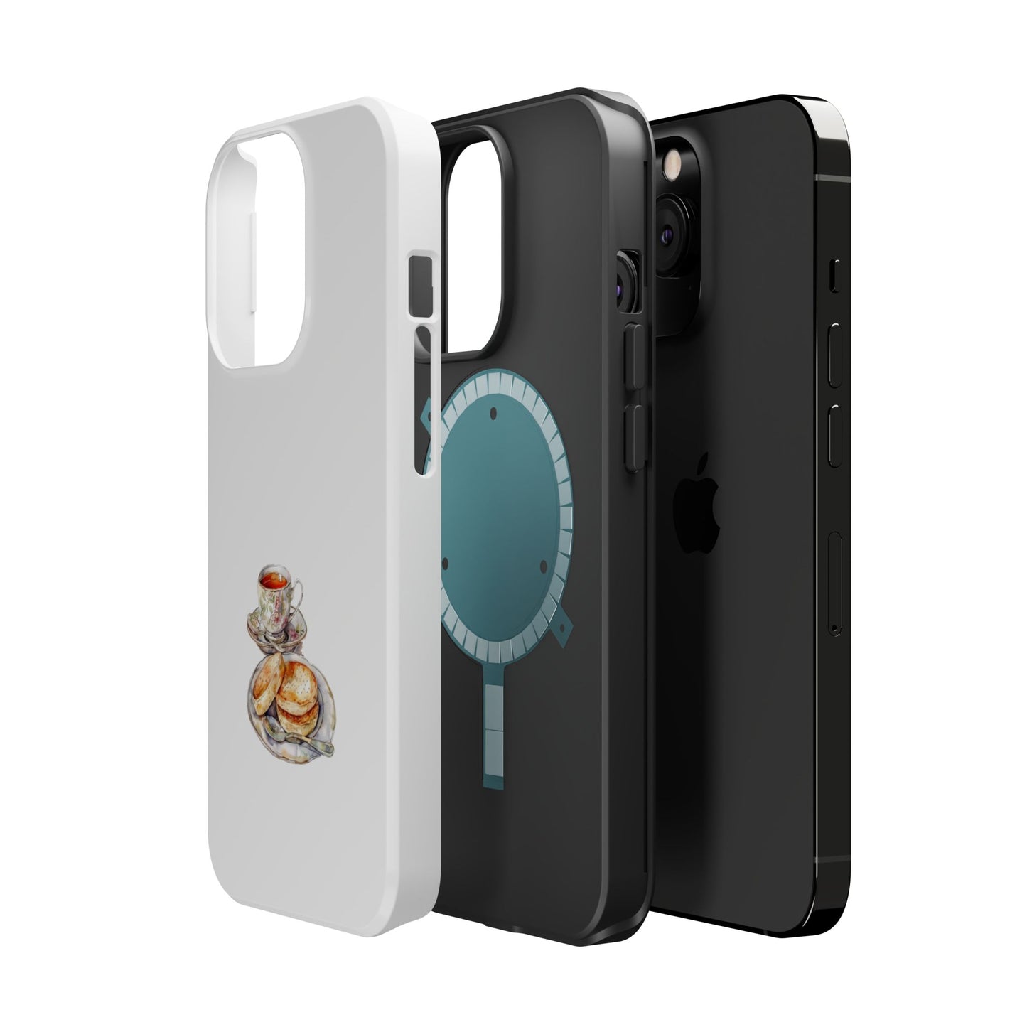 Charming Magnetic Tough Cases - Unique Art Phone Covers, Gift for Tea Lovers, Cute Phone Accessories, Stylish Tech Gifts