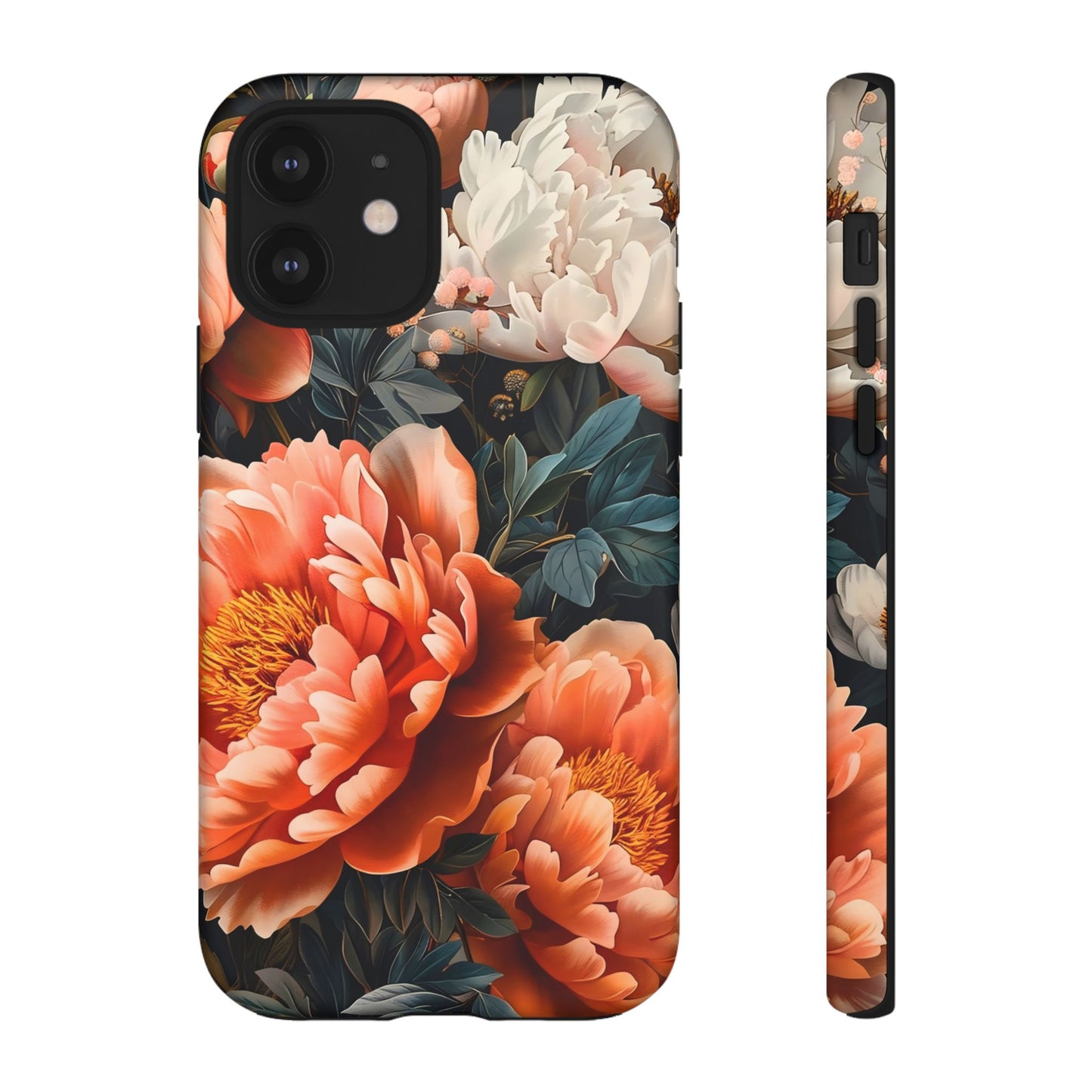 Floral Phone Case - Tough Cases, Durable Cover, Flower Design, Unique Gift, Phone Accessories