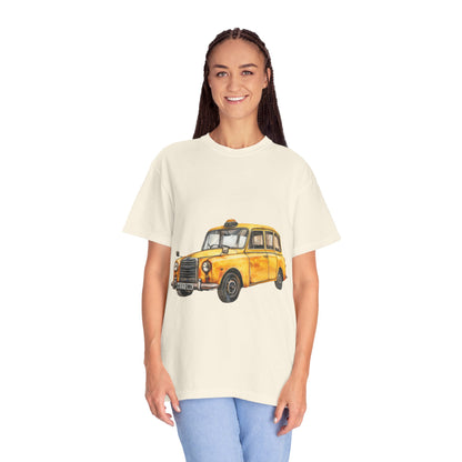 Unisex Garment-Dyed T-shirt - Vintage British Car