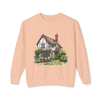 Unisex Lightweight Crewneck Sweatshirt - British Nature Scenic Landscape