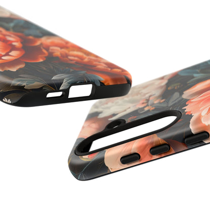 Floral Phone Case - Tough Cases, Durable Cover, Flower Design, Unique Gift, Phone Accessories