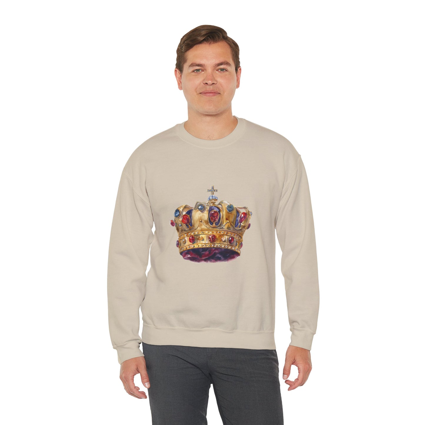 Unisex Heavy Blend™ Crewneck Sweatshirt High Grade - British Royal Crown