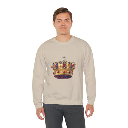 Unisex Heavy Blend™ Crewneck Sweatshirt High Grade - British Royal Crown