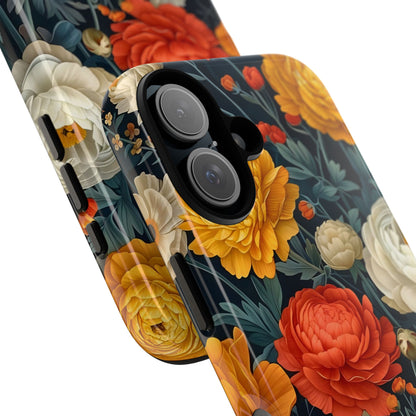 Floral Tough Case for Phones | Durable Floral Phone Cover, Boho Chic, Unique Gift for Her, Phone Protection, Flower Design