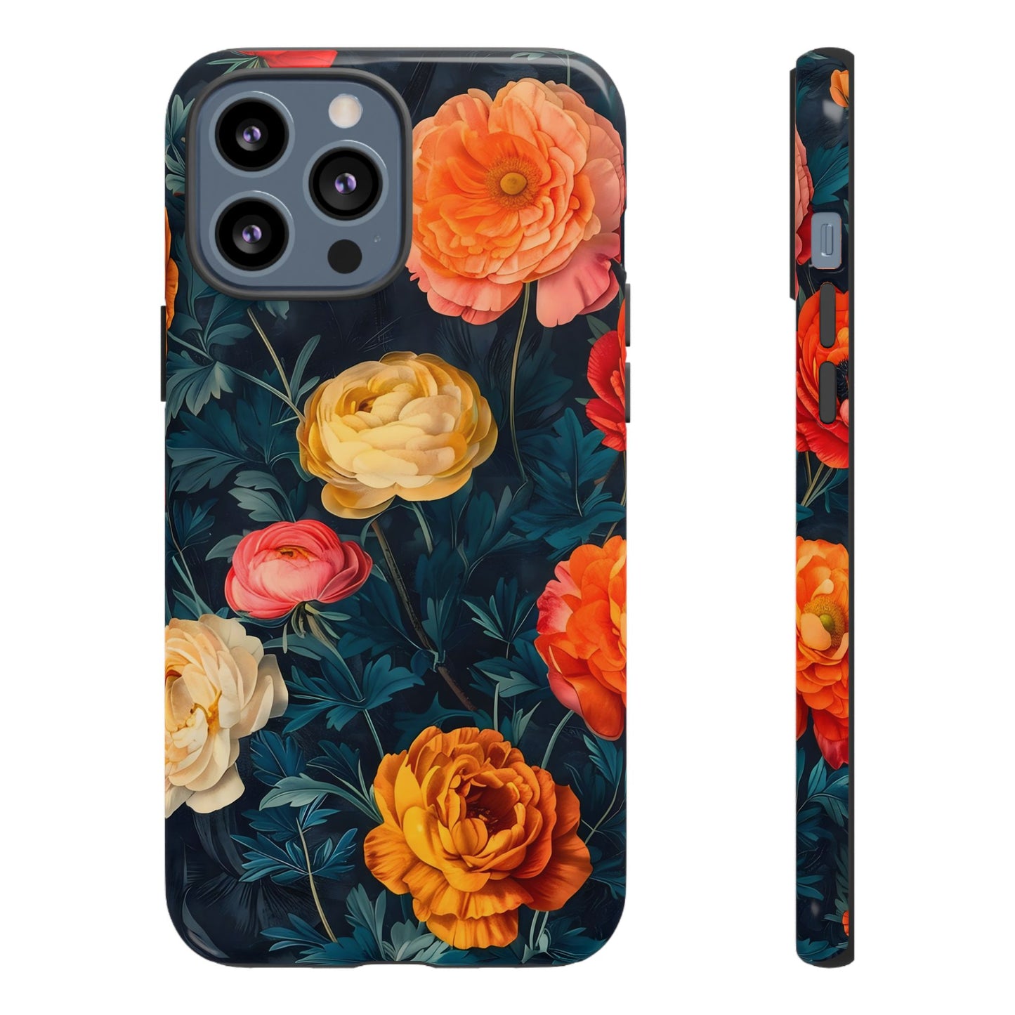 Floral Phone Case, Tough Cases for Phone Protection, Gift for Flower Lovers, Floral Designs, Spring Decor