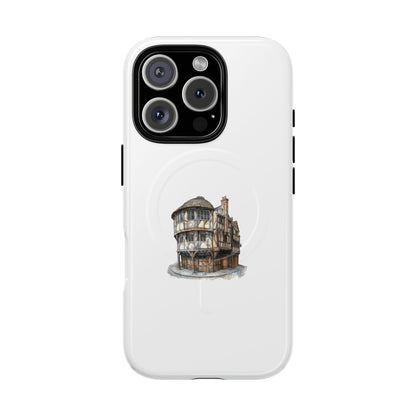 Durable Magnetic Phone Cases with Vintage Architecture Design, Personalized Phone Protection, Unique Gift for Travelers, Stylish Tech [...]