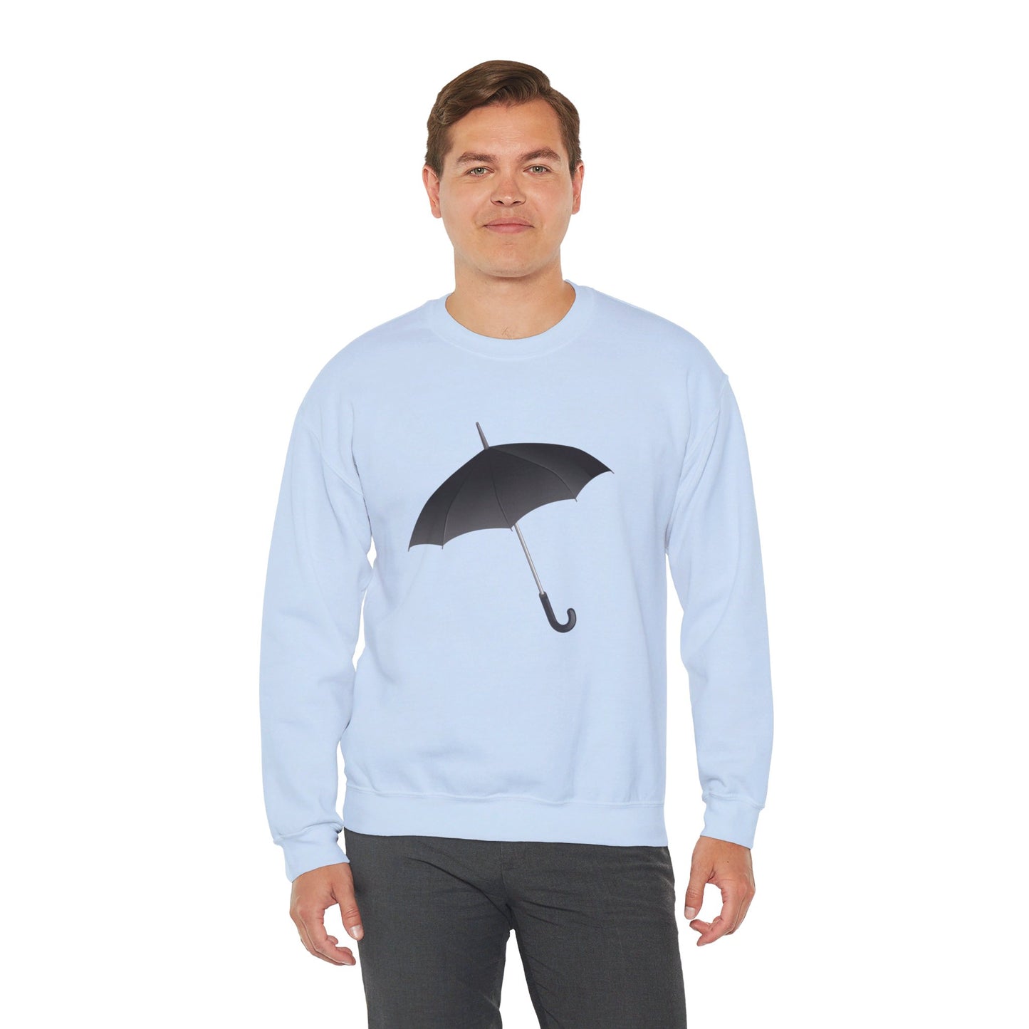 Unisex Heavy Blend™ Crewneck Sweatshirt Adorable - Regal Royal Umbrella