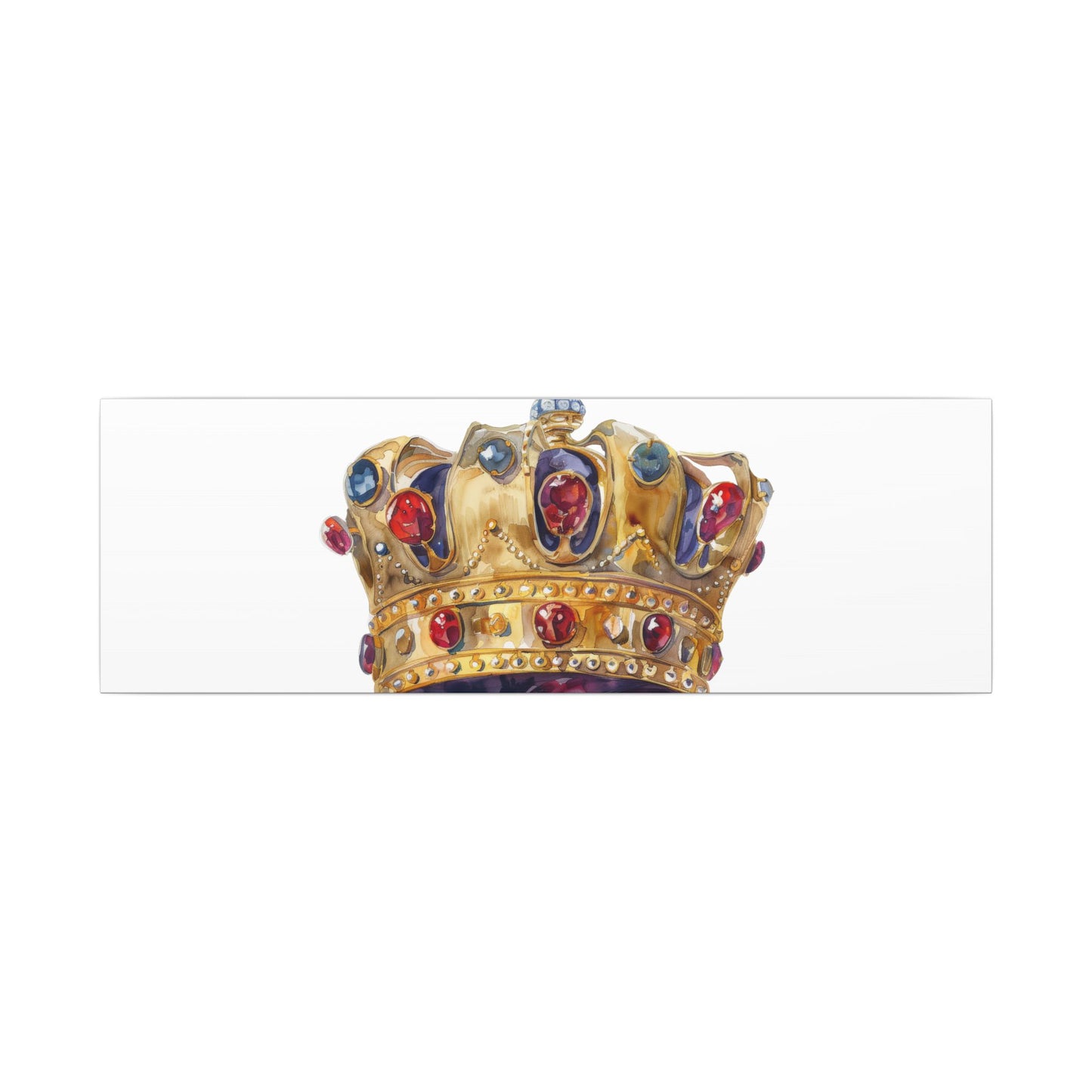 Crown Art Print, Royal Wall Decor, Matched for Home or Office, Gift for Art Lovers, Unique Royalty Artwork
