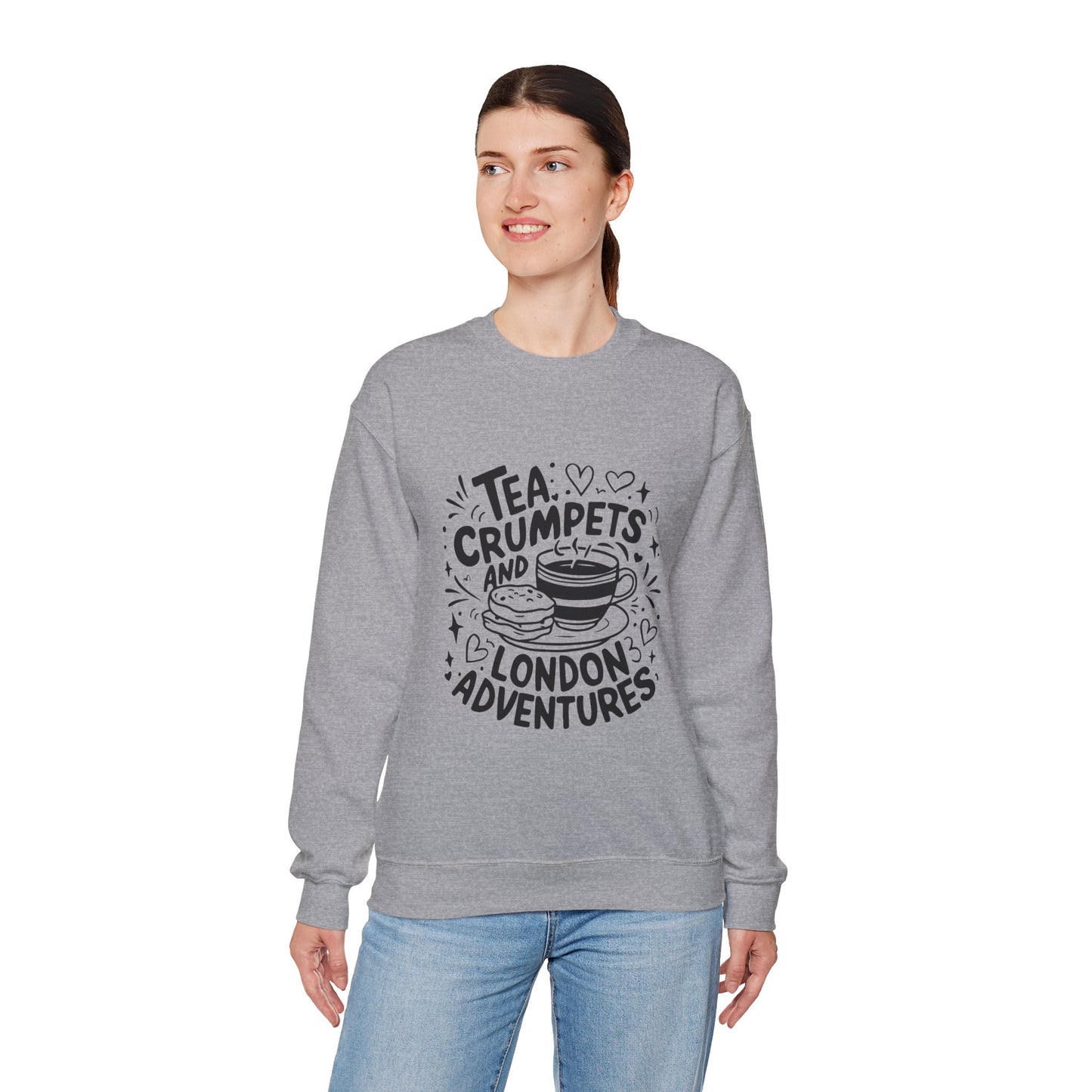 Unisex Heavy Blend™ Crewneck Sweatshirt - London's Cozy Adventures