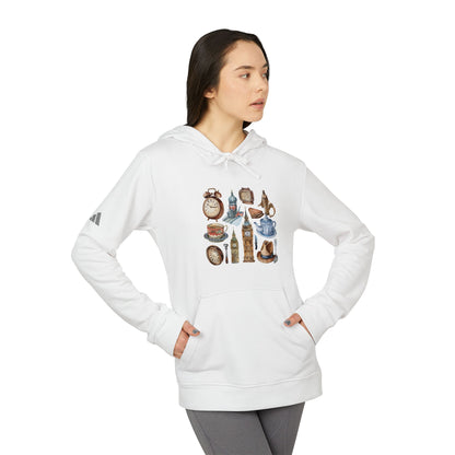 Vintage-Inspired Unisex Fleece Hoodie with Timeless Design