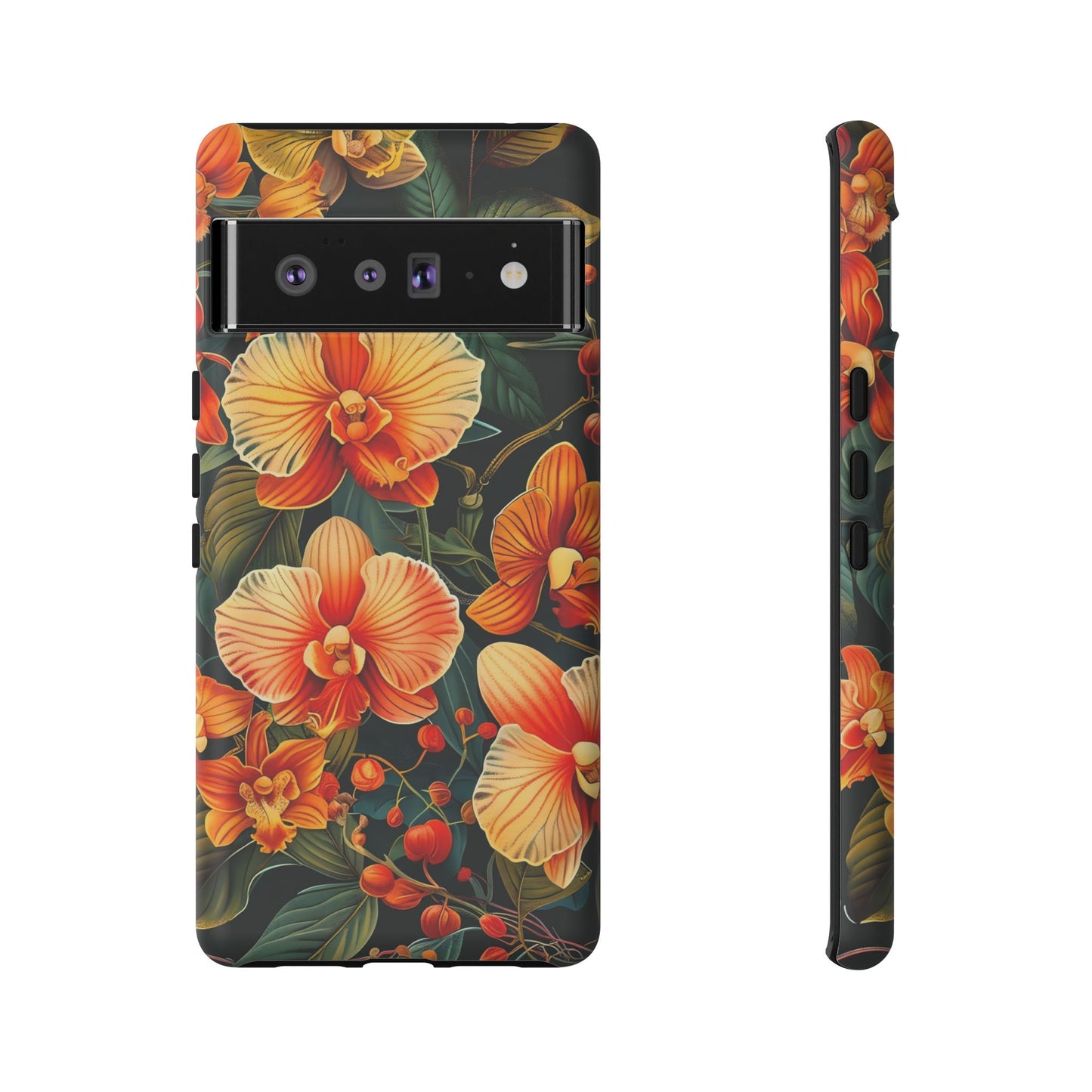 Floral Phone Case - Tough Cases, Protective Cover, Gift for Her, Smartphone Accessory, Floral Design, Nature-Inspired