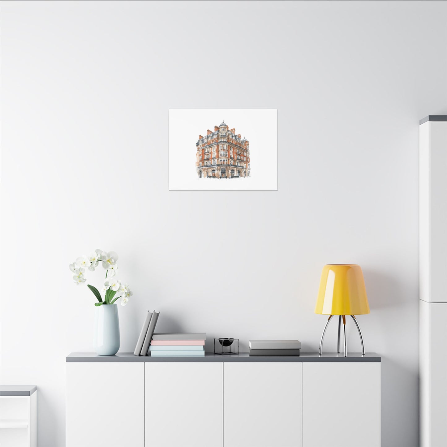 Artistic Matte Canvas Print of Historic Building, Wall Art Decor, Home Interior, Unique Gift, Fine Art, Architecture Lover, Urban Design