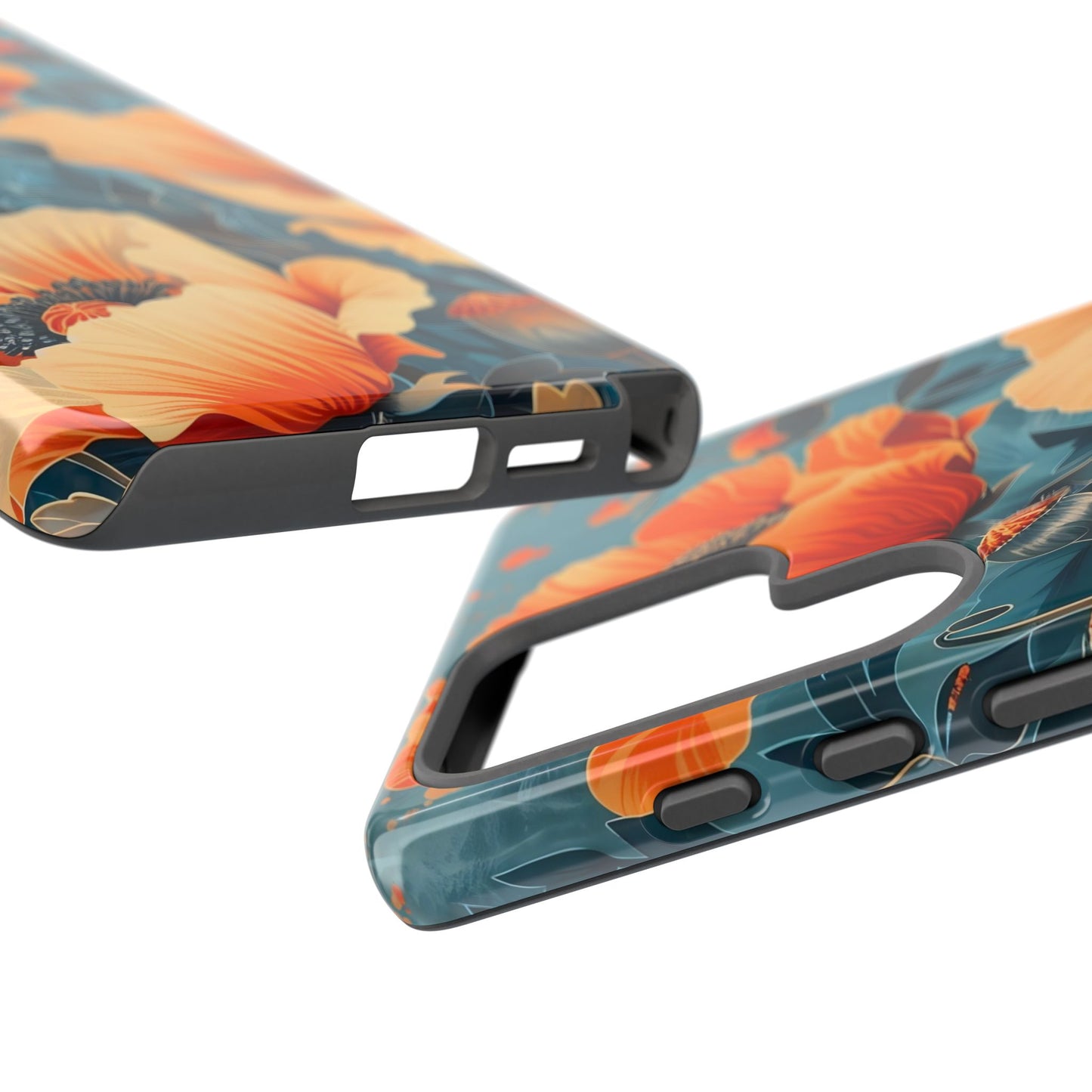 Floral Phone Case, Tough Cases for Protection and Style, Spring Aesthetic, Gift for Her, Phone Accessory for Nature Lovers