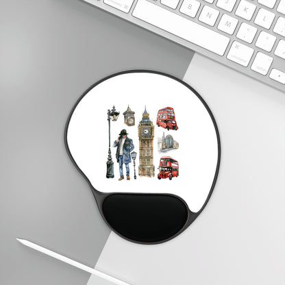 Artistic Mouse Pad With Wrist Rest