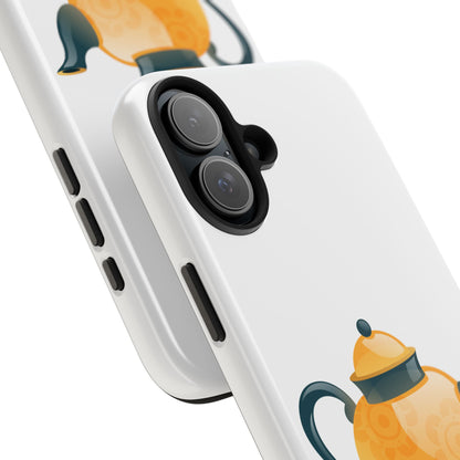 Colorful Teapot Phone Case, Quirky Cell Phone Cover, Unique Gift for Tea Lovers, Stylish Protection, Fun Phone Accessories