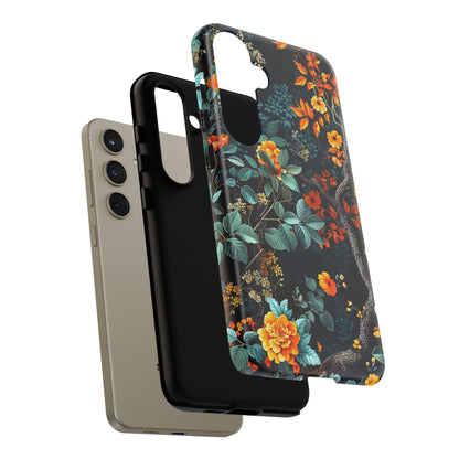 Floral Phone Case | Tough Cases, Protective Cover, Gift for Her, Autumn Vibes, Floral Phone Accessory, Unique Design