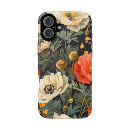 Floral Phone Case - Tough Cases with Vibrant Garden Design, Phone Accessory, Gift for Her, Spring Style, Nature Lover