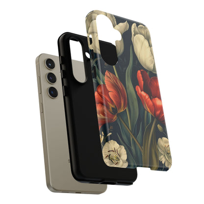 White Flower Tough Cases