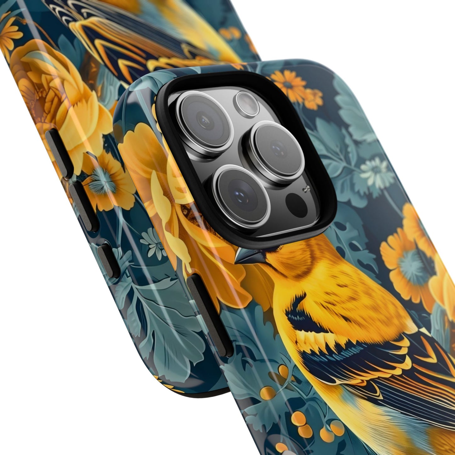 Colorful Bird Phone Case, Floral Tough Phone Cover for Bird Lovers, Eco-Friendly Mobile Shell, Gift for Nature Enthusiasts, Custom [...]