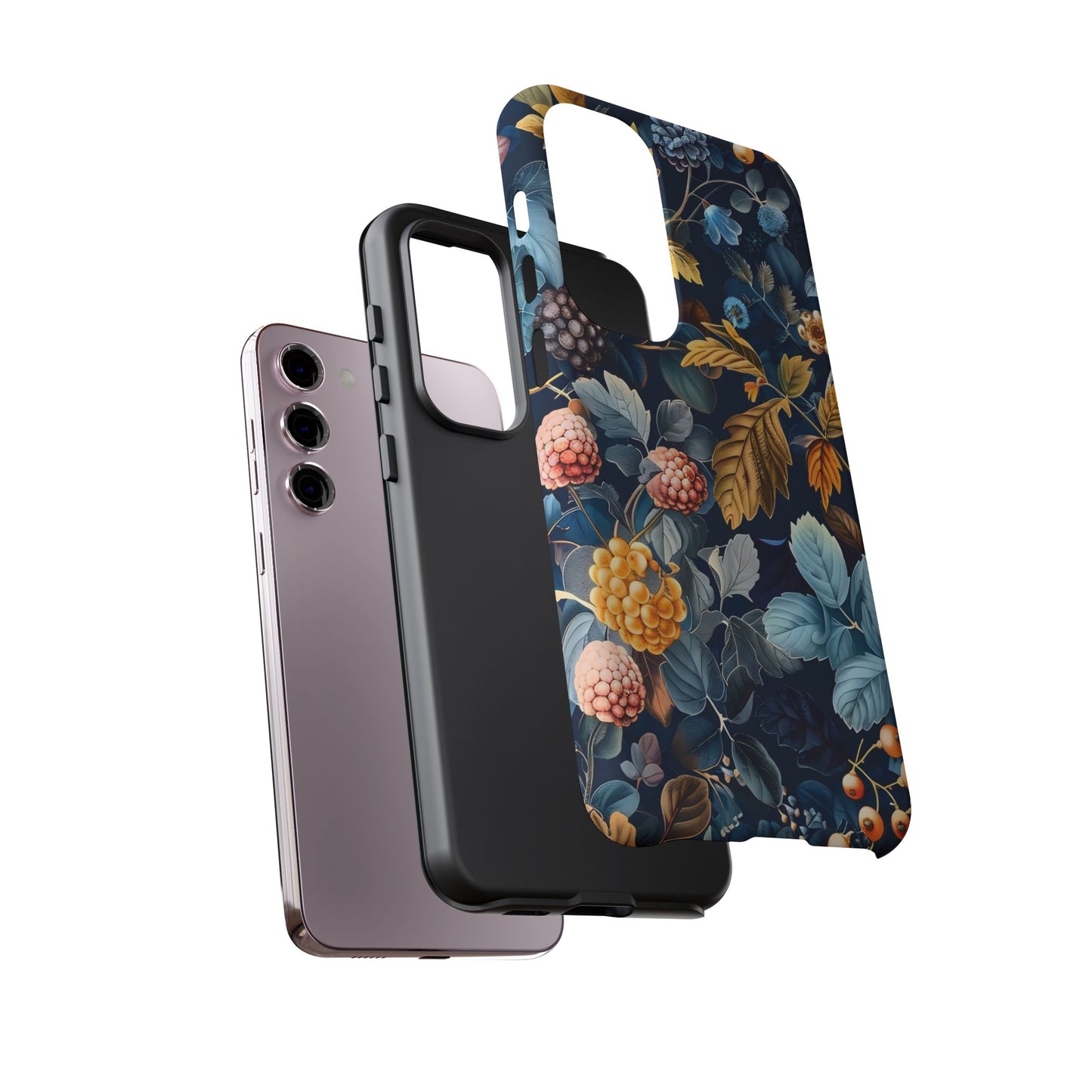 Floral iPhone Case, Tough Phone Cover, Nature-inspired Accessory, Gift for Her, Trendy Protection Case