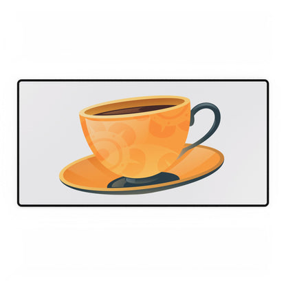 Coffee Lover's Desk Mats, Office Decor, Desk Accessories, Cute Coffee Design, Workspace Gifts, Home Office Essentials
