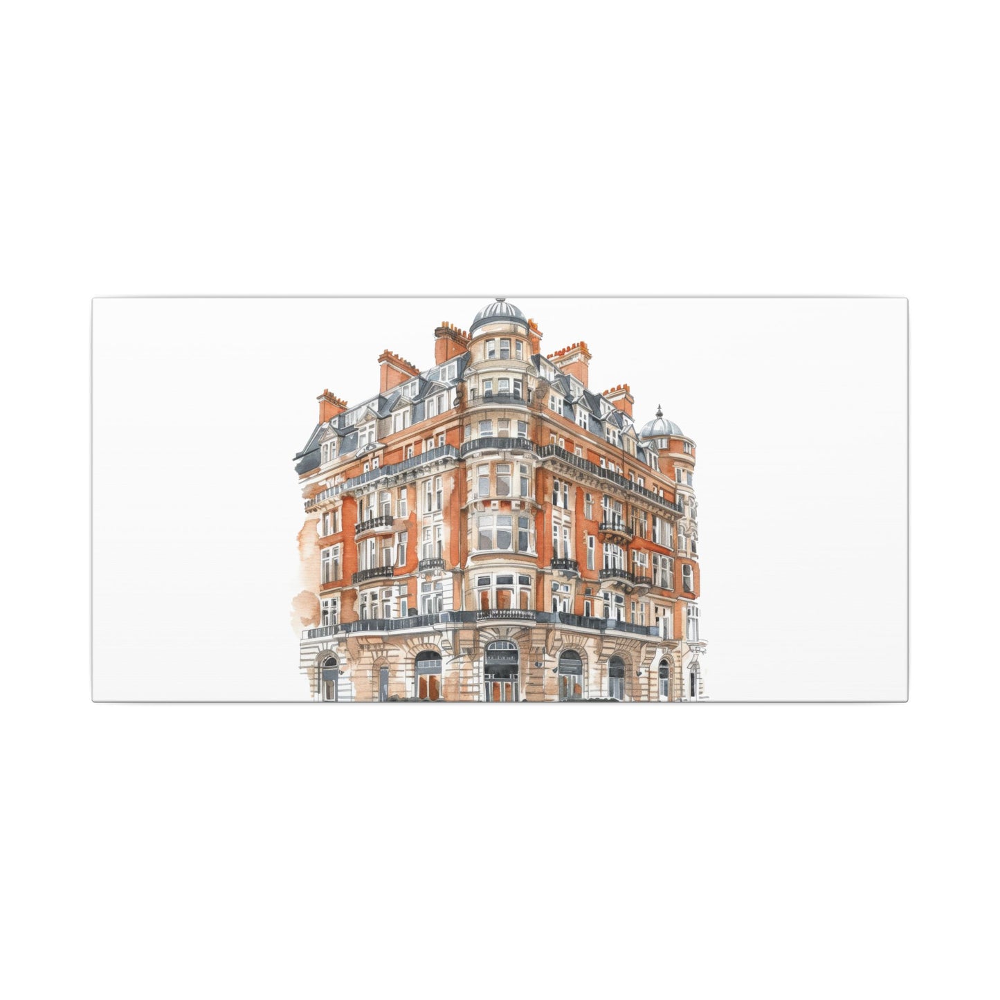 Artistic Matte Canvas Print of Historic Building, Wall Art Decor, Home Interior, Unique Gift, Fine Art, Architecture Lover, Urban Design