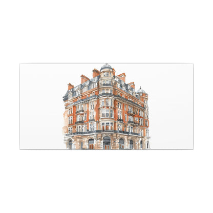 Artistic Matte Canvas Print of Historic Building, Wall Art Decor, Home Interior, Unique Gift, Fine Art, Architecture Lover, Urban Design