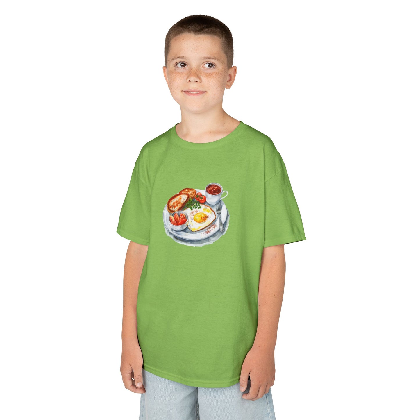 Kids  Tee -  Watercolor Culinary Art - Food Illustration - Fun Food Design for Young Foodies!
