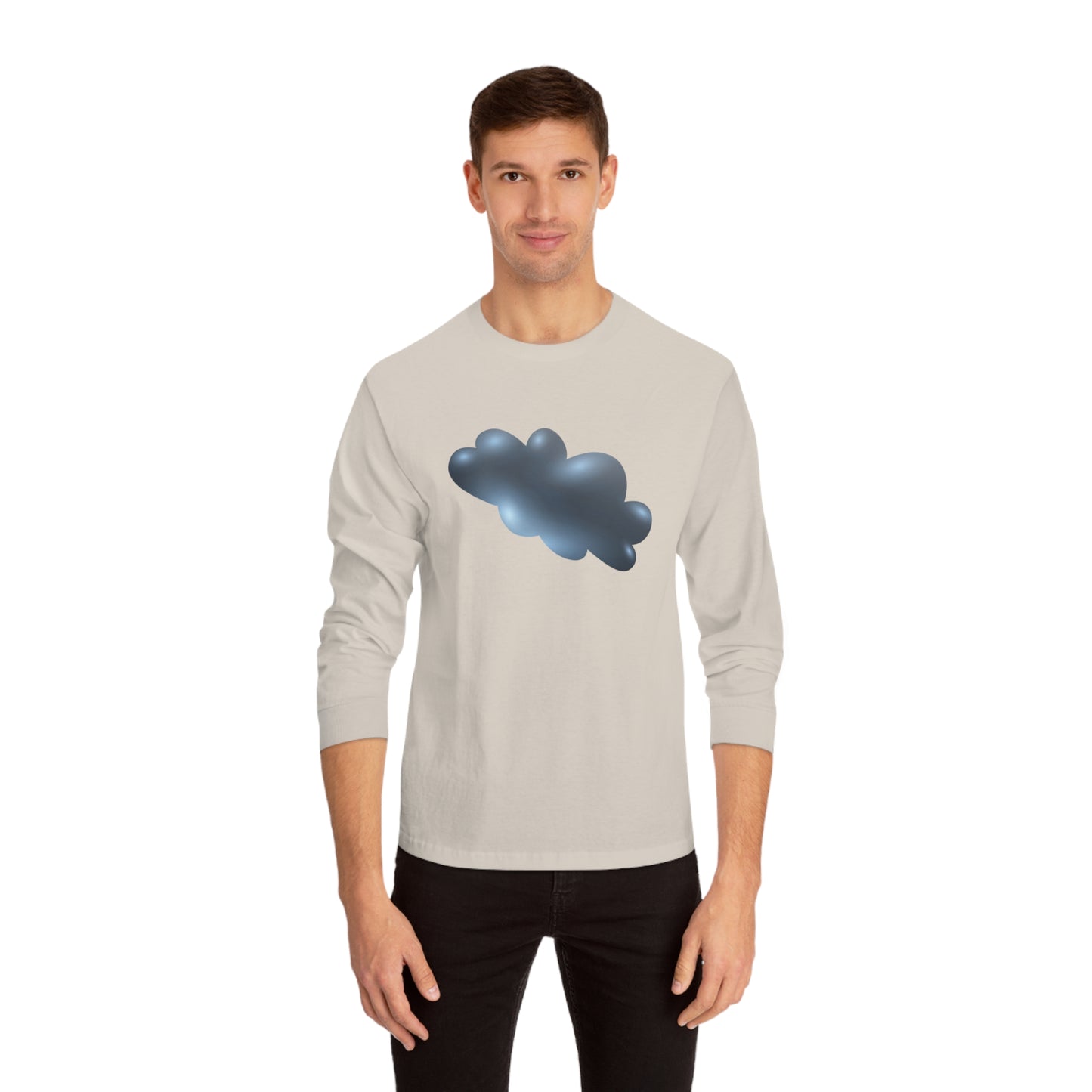Unisex Classic Long Sleeve T-Shirt - Serene Cloudscape - Dreamy Cloud Design