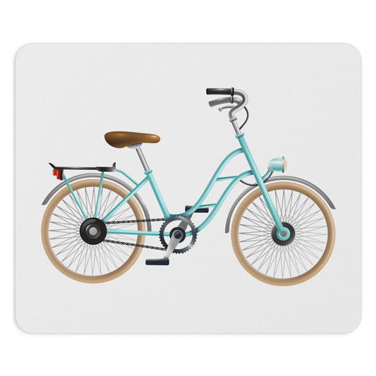 Vintage Bicycle Mouse Pad, Cute Desk Accessory, Gift for Cyclists, Home Office Decor, Eco-Friendly Mouse Mat, Birthday Gift